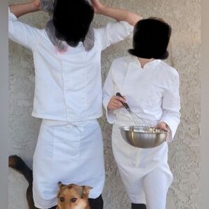 3 Pcs Chef Unisex Costume Large